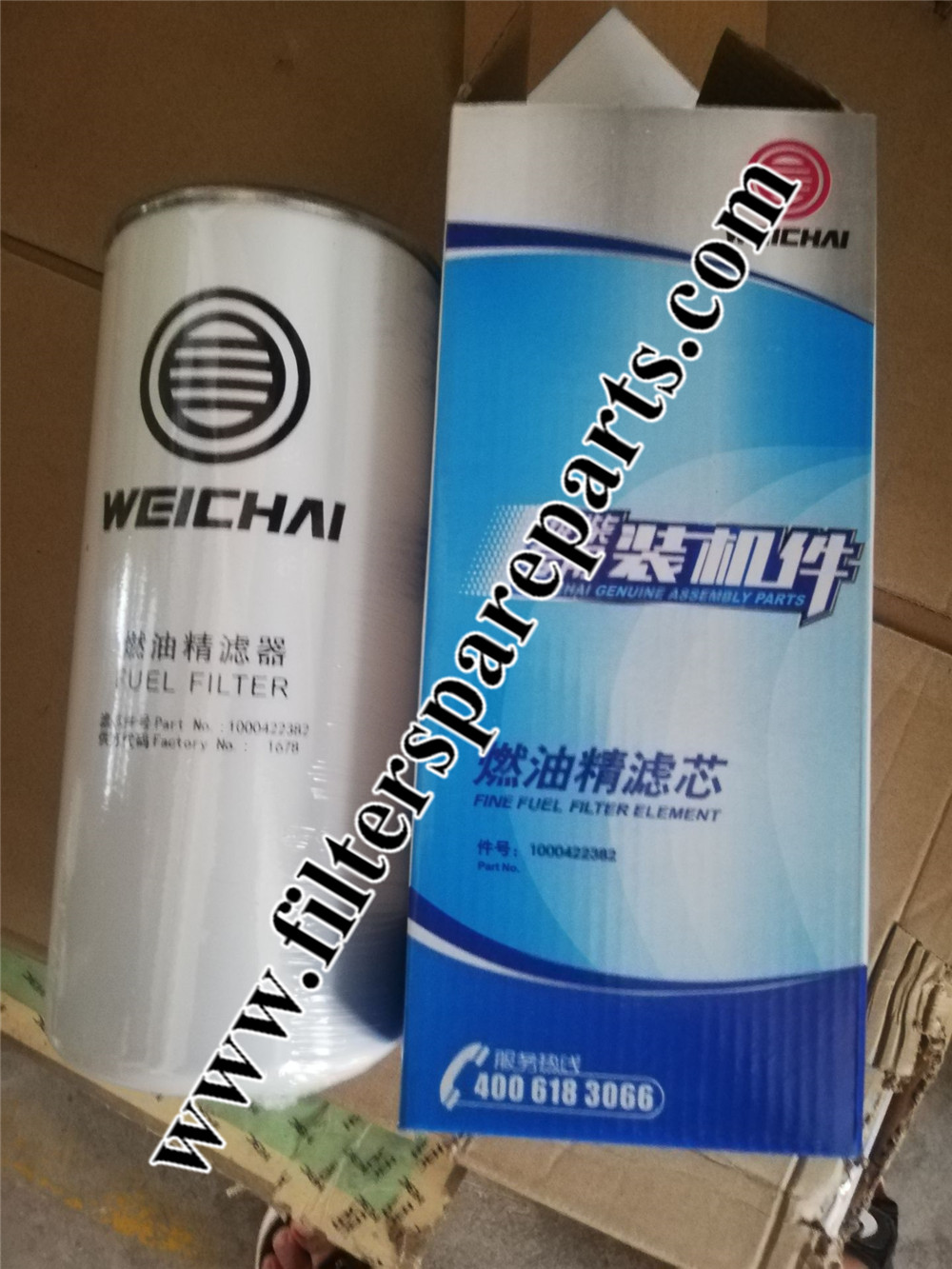 1000422382 Weichai Fuel filter on sale