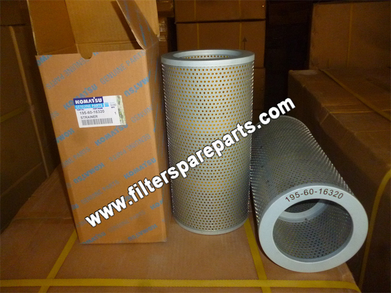 195-60-16320 Komatsu Hydraulic Filter - Click Image to Close