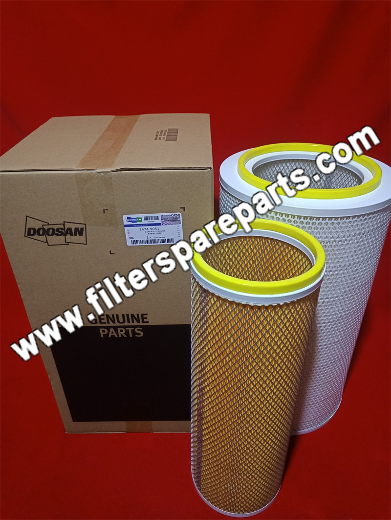 2474-9051 Doosan Air Filter - Click Image to Close