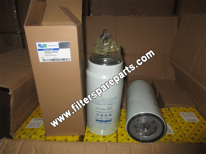 400504-00026 Doosan Fuel Filter - Click Image to Close