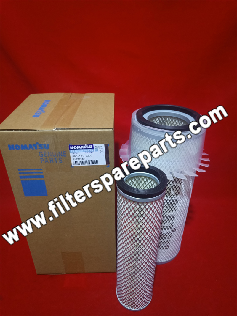 600-181-9200 Komatsu Air Filter