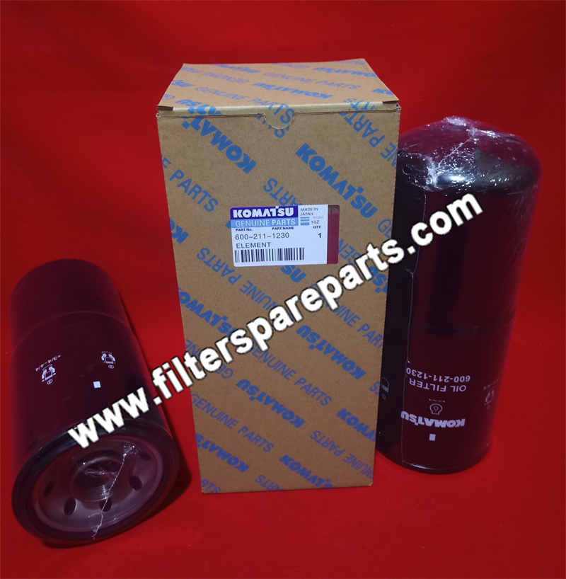 600-211-1230 Komatsu Oil Filter - Click Image to Close