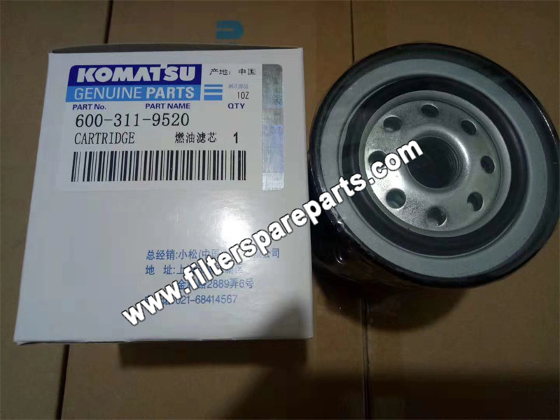 600-311-9520 Komatsu Fuel Filter - Click Image to Close