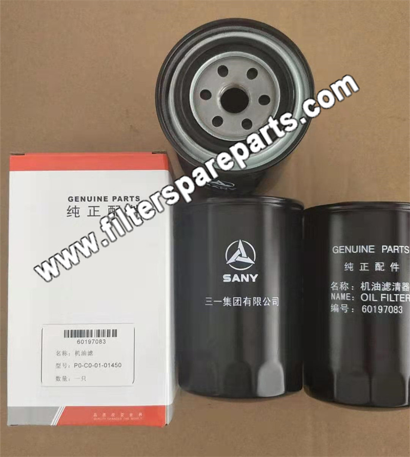 60197083 SANY Oil Filter - Click Image to Close