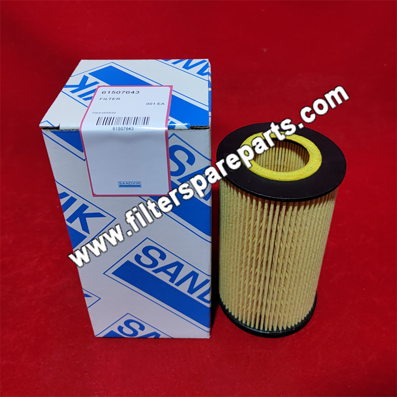 61507643 SANDVIK Oil Filter - Click Image to Close