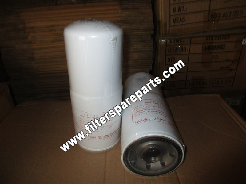 65.05510-5027A Doosan Oil Filter