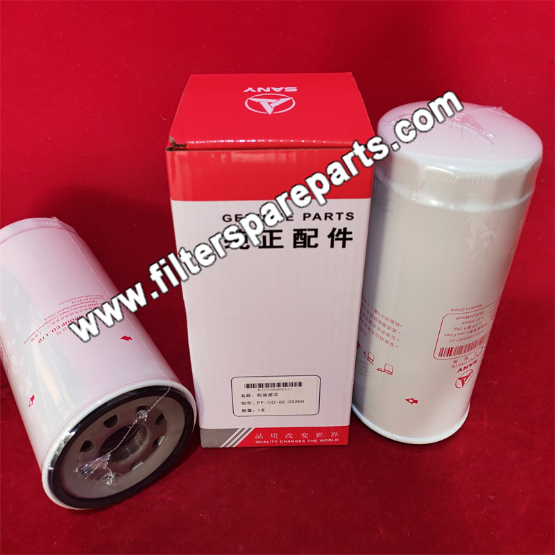 B222100000137 SANY Oil Filter