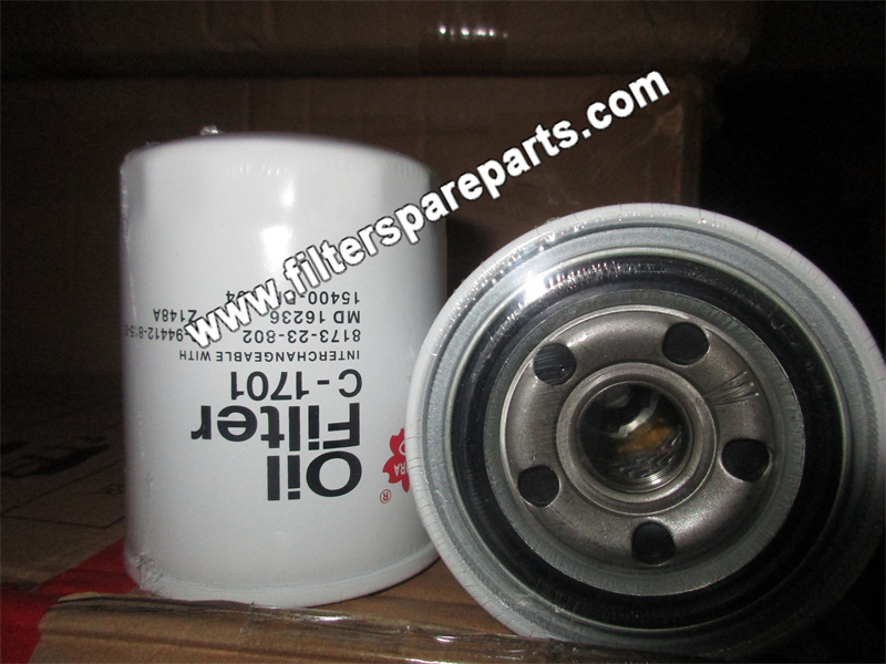 C-1701 Sakura Oil Filter - Click Image to Close