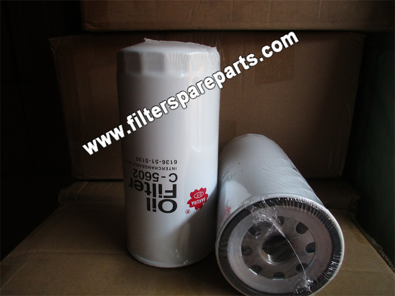 C-5602 Sakura Oil Filter - Click Image to Close