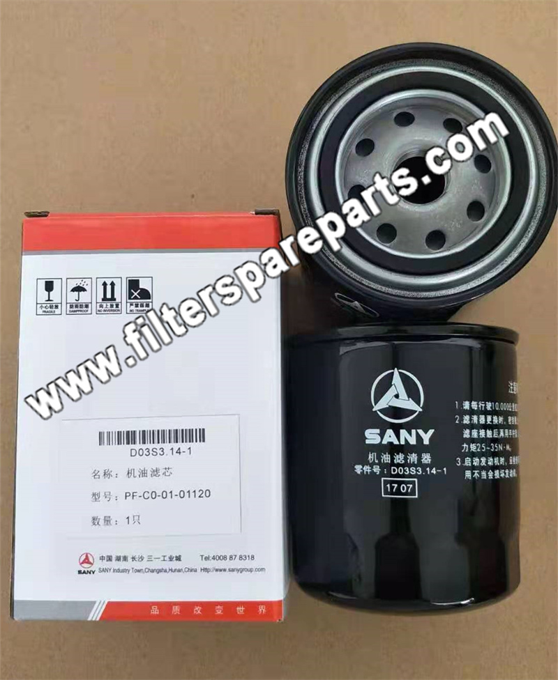 D03S3.14-1 SANY Oil Filter