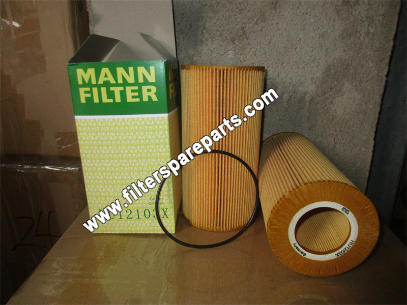 HU12103X MANN Oil Filter - Click Image to Close