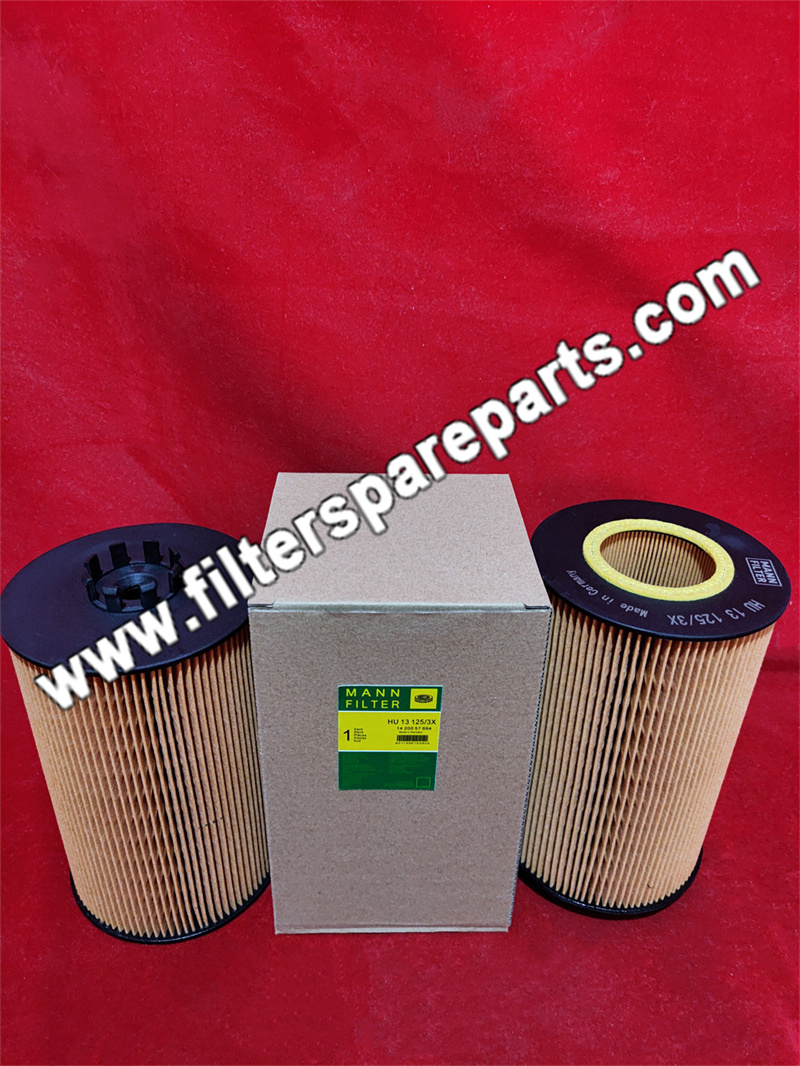 HU13125-3X Mann Lube Filter