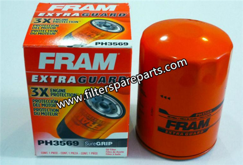 PH3569 FRAM Lube Filter - Click Image to Close