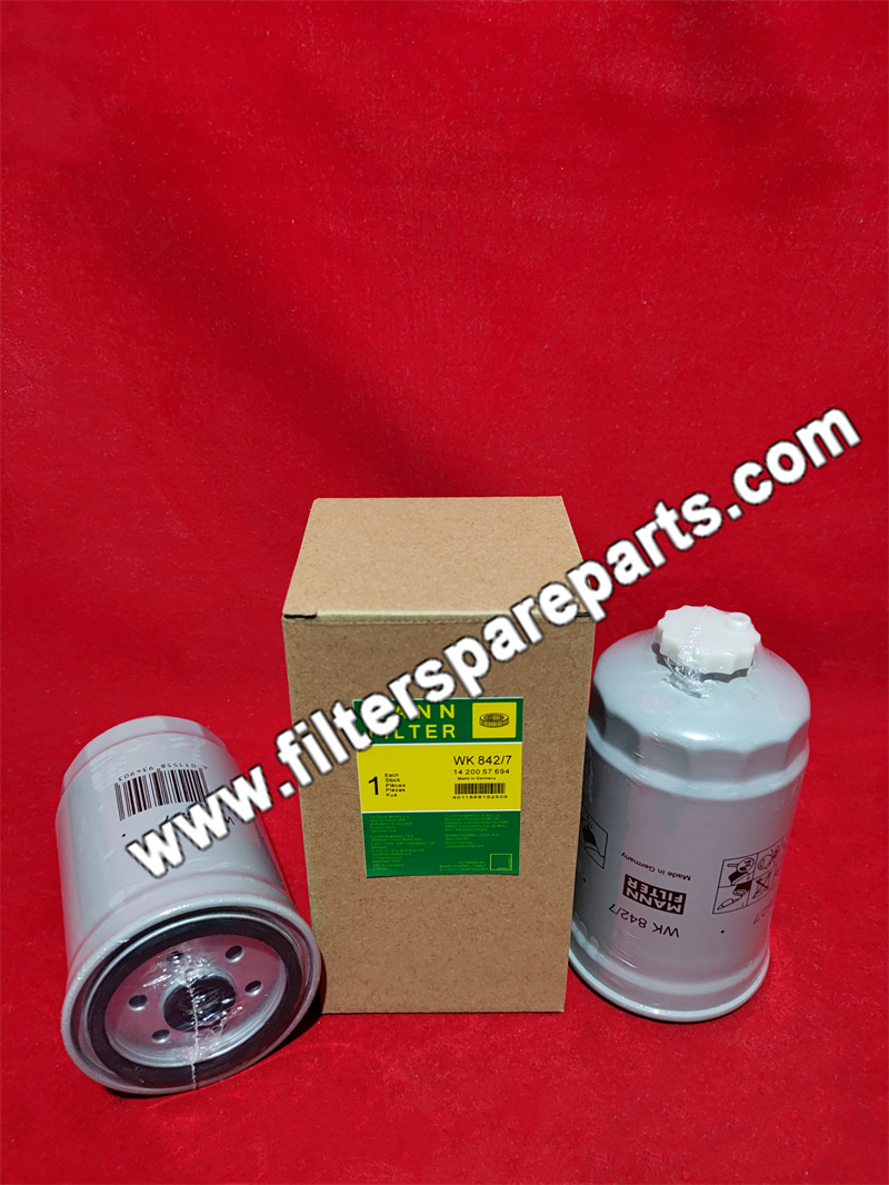 WK842/7 Mann Fuel Filter - Click Image to Close